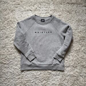 Apres Actif Crewneck LE Whistler Sweatshirt. Light Grey. Women’s Medium.